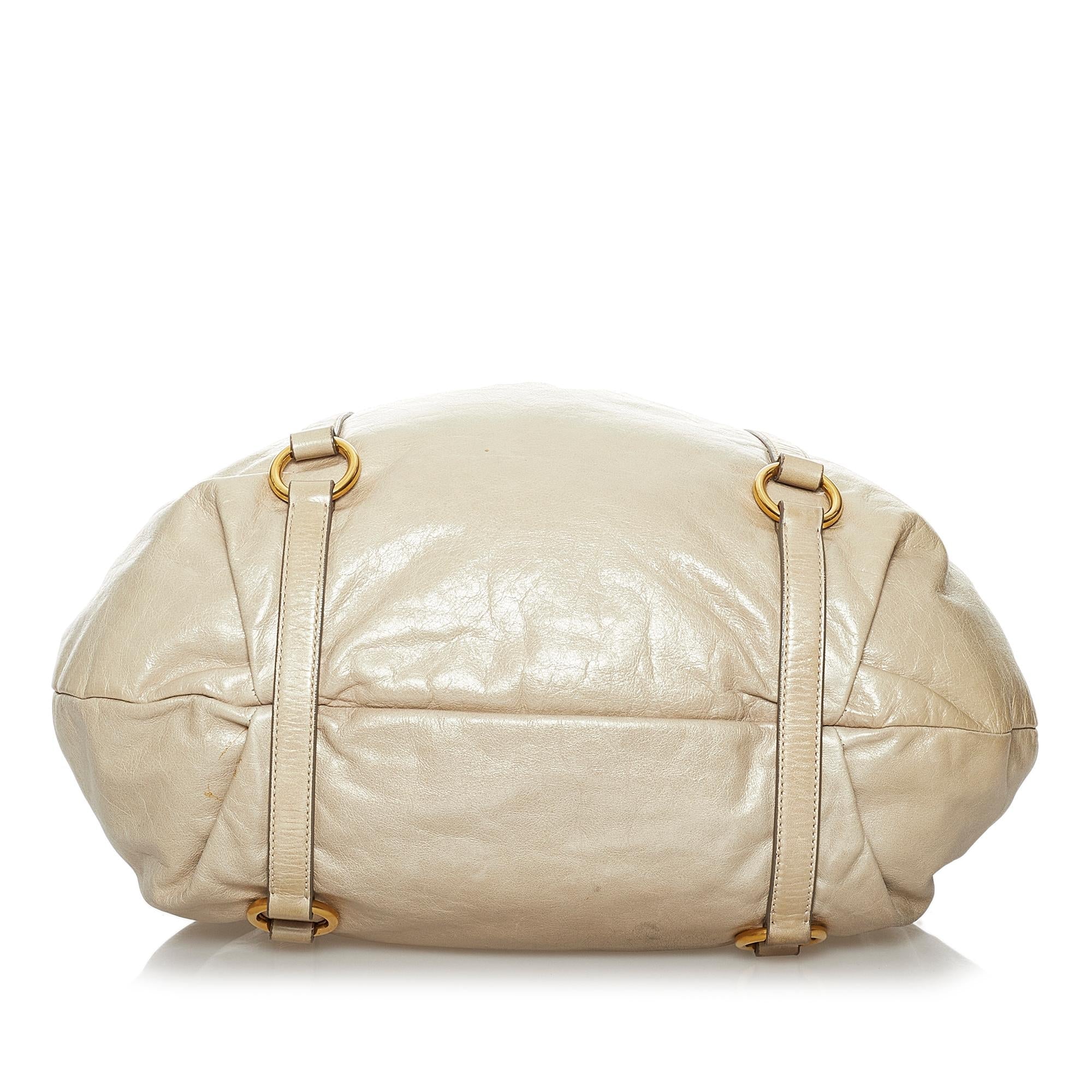 Miu Miu Vitello Shine Satchel (SHG-30352)