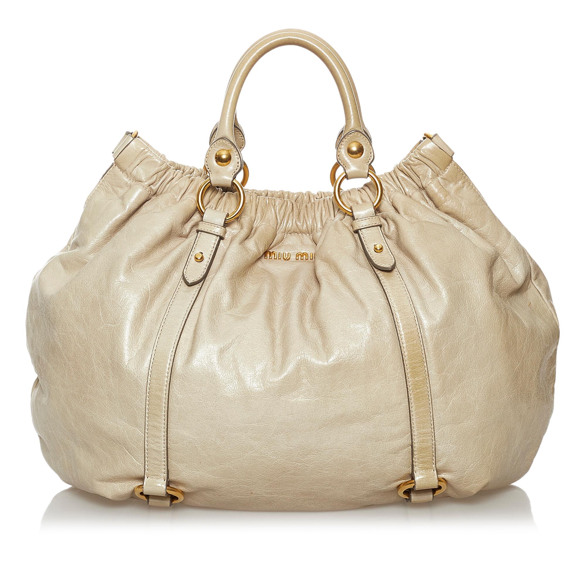 Miu Miu Vitello Shine Satchel (SHG-30352)