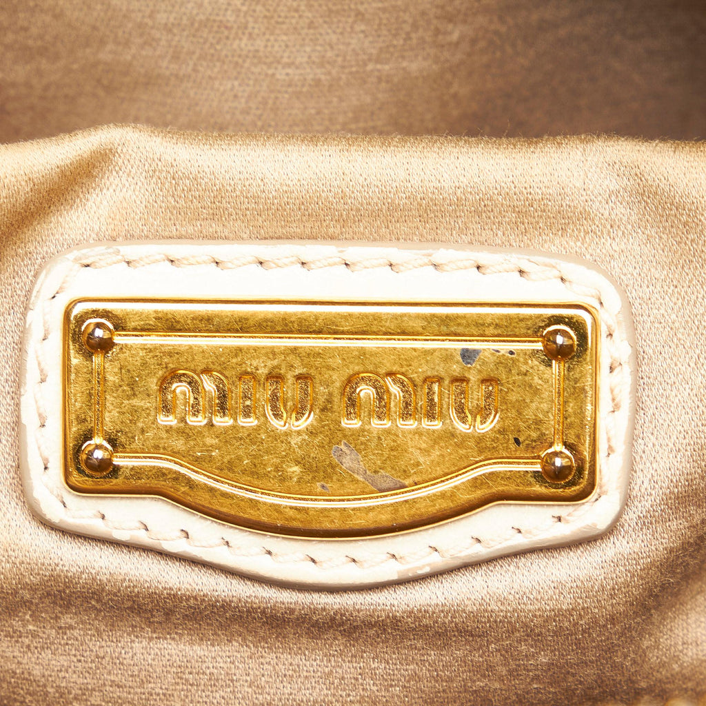Miu Miu Vitello Shine Satchel (SHG-30422)