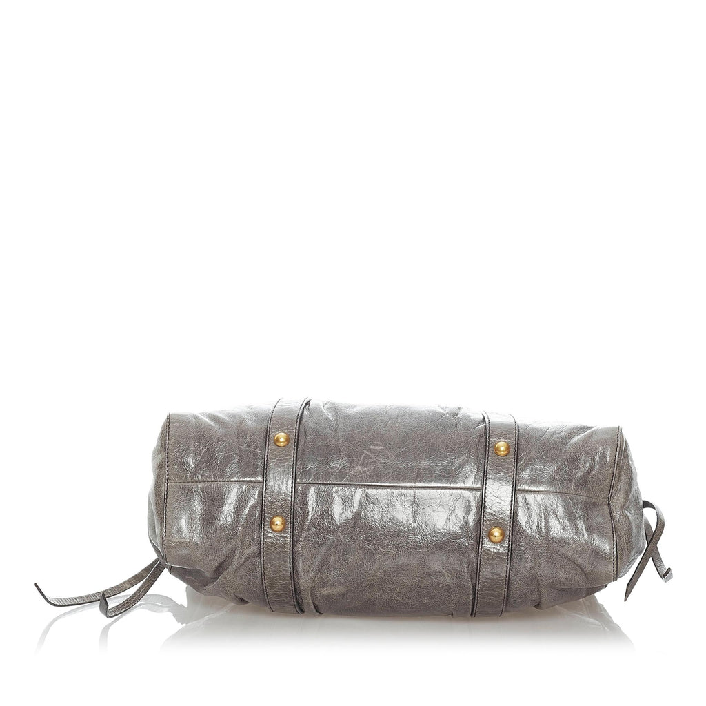 Miu Miu Vitello Shine Satchel (SHG-31408)