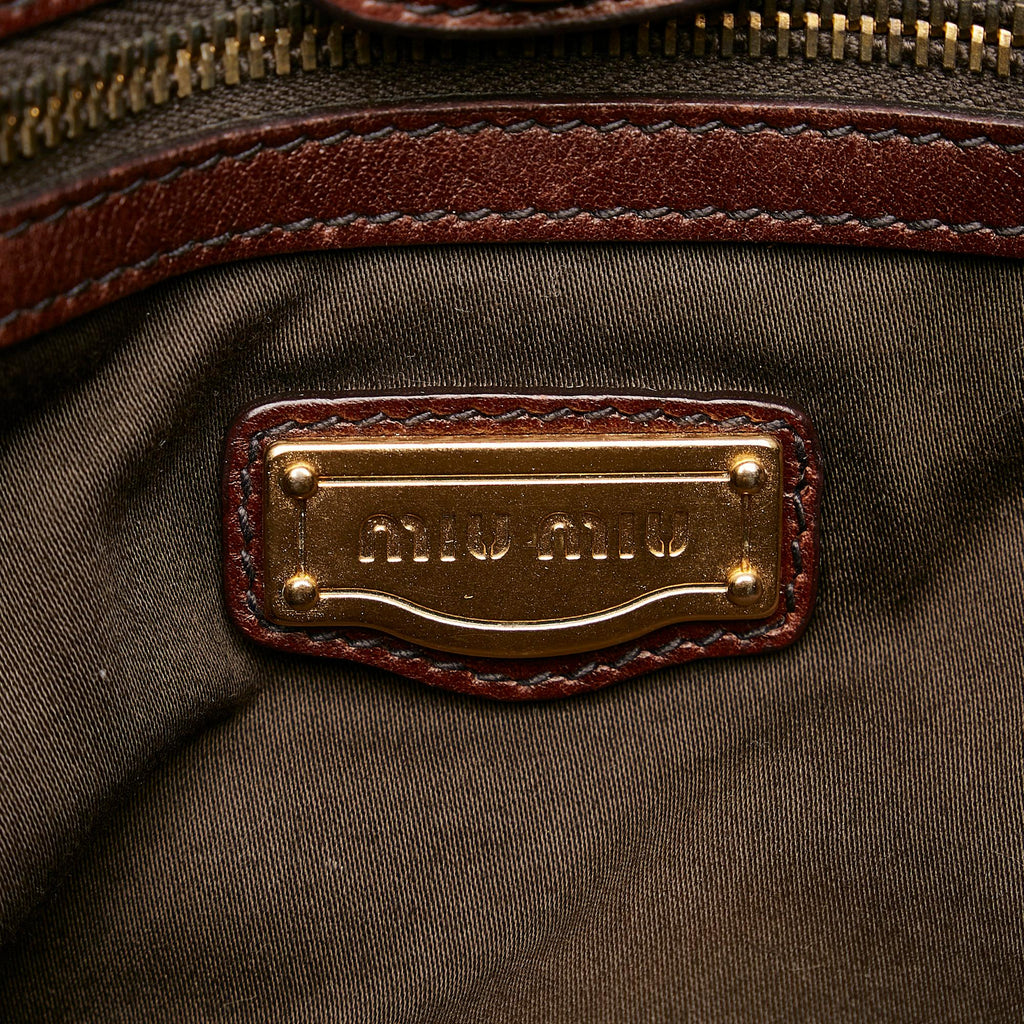 Miu Miu Vitello Shine Tote Bag (SHG-30246)