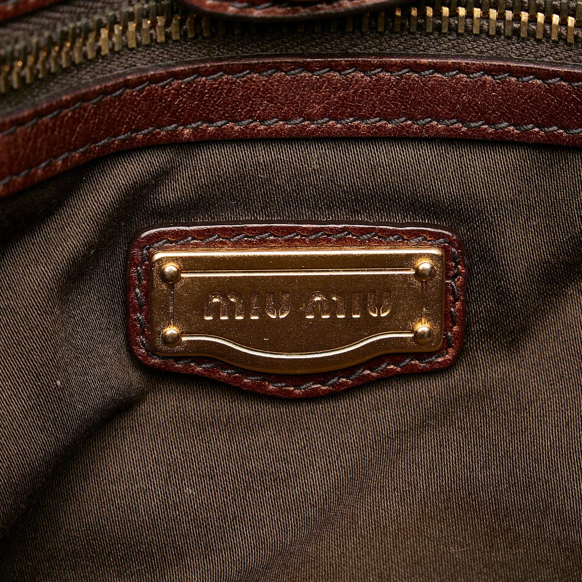 Miu Miu Vitello Shine Tote Bag (SHG-30246)
