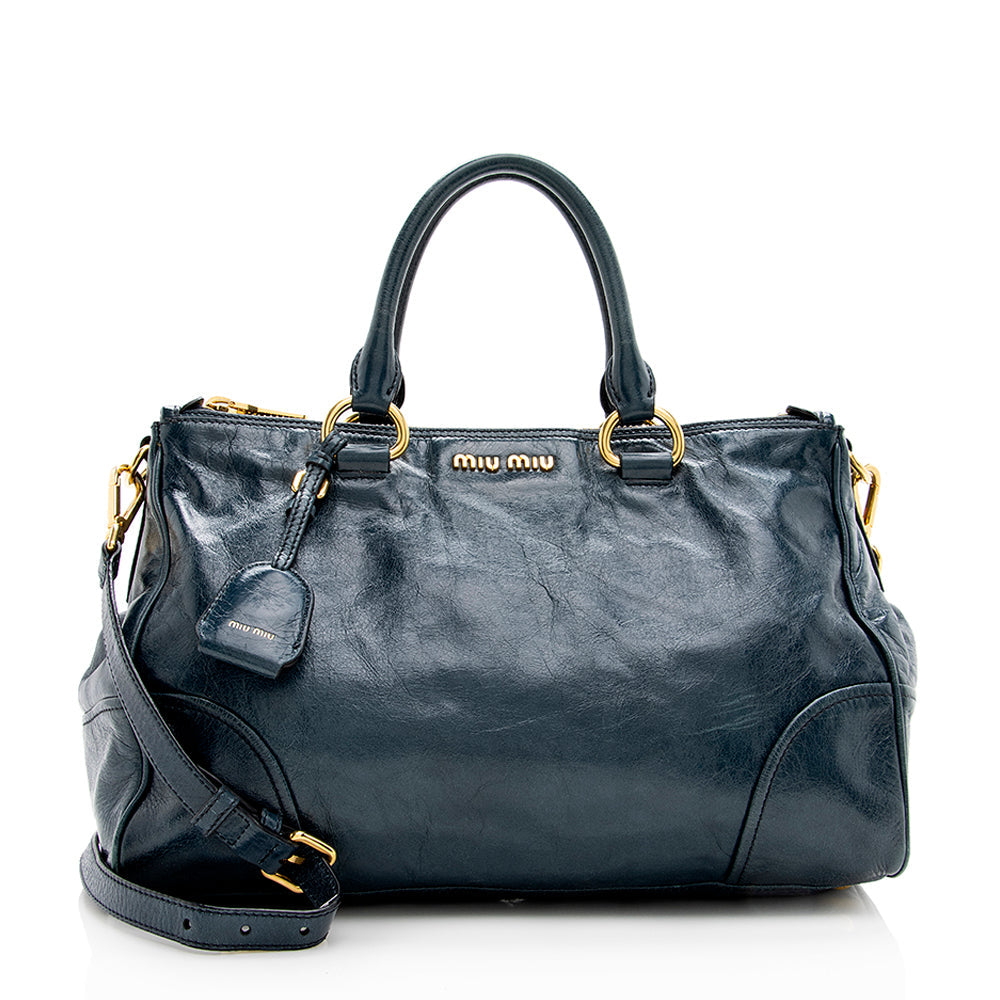 Miu Miu Vitello Shine Tote (SHF-19012)