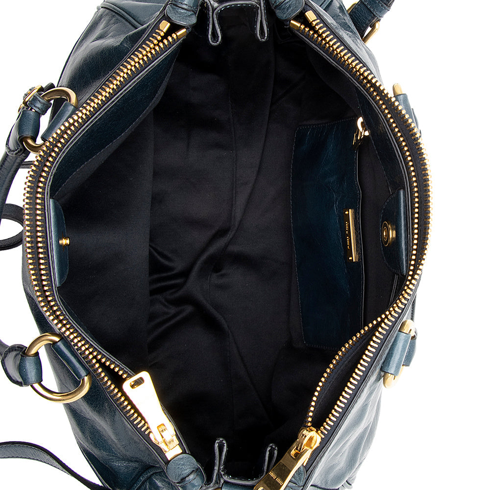 Miu Miu Vitello Shine Tote (SHF-19012)