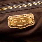 Miu Miu Woven Leather Handbag (SHG-18644)