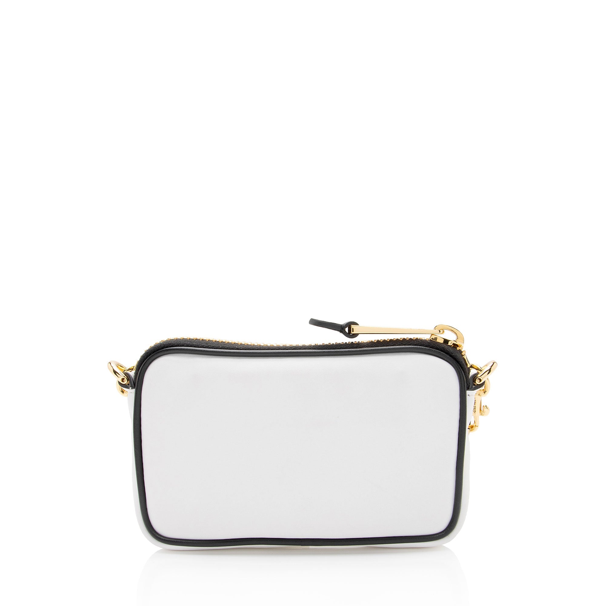 Moschino Calfskin Logo Mini Shoulder Bag (SHF-IYfpwn)