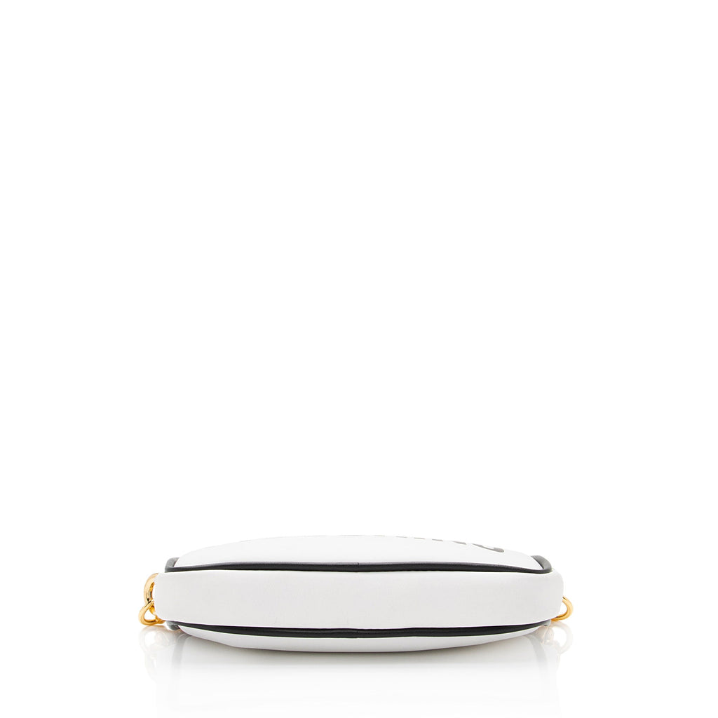 Moschino Calfskin Logo Mini Shoulder Bag (SHF-IYfpwn)