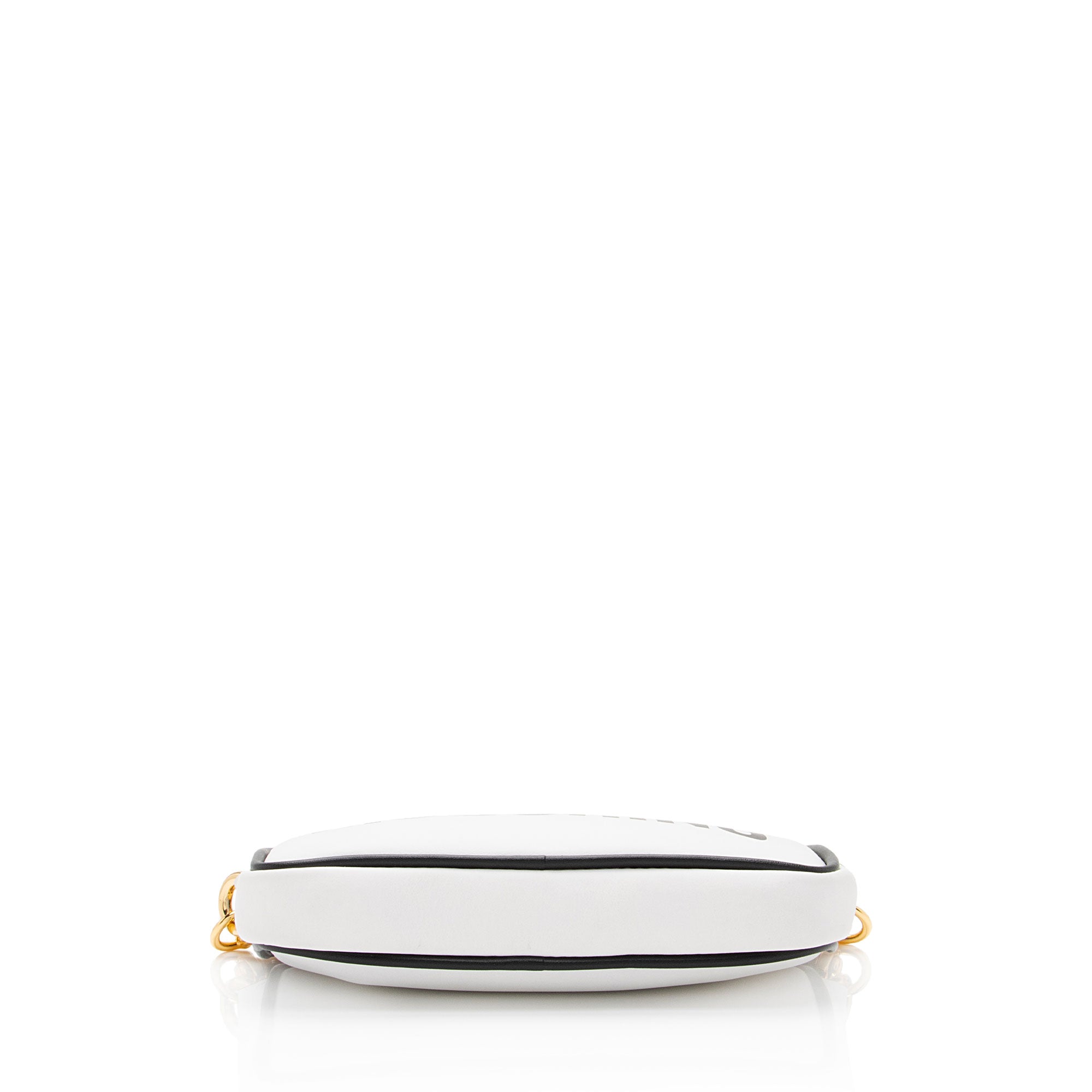 Moschino Calfskin Logo Mini Shoulder Bag (SHF-IYfpwn)
