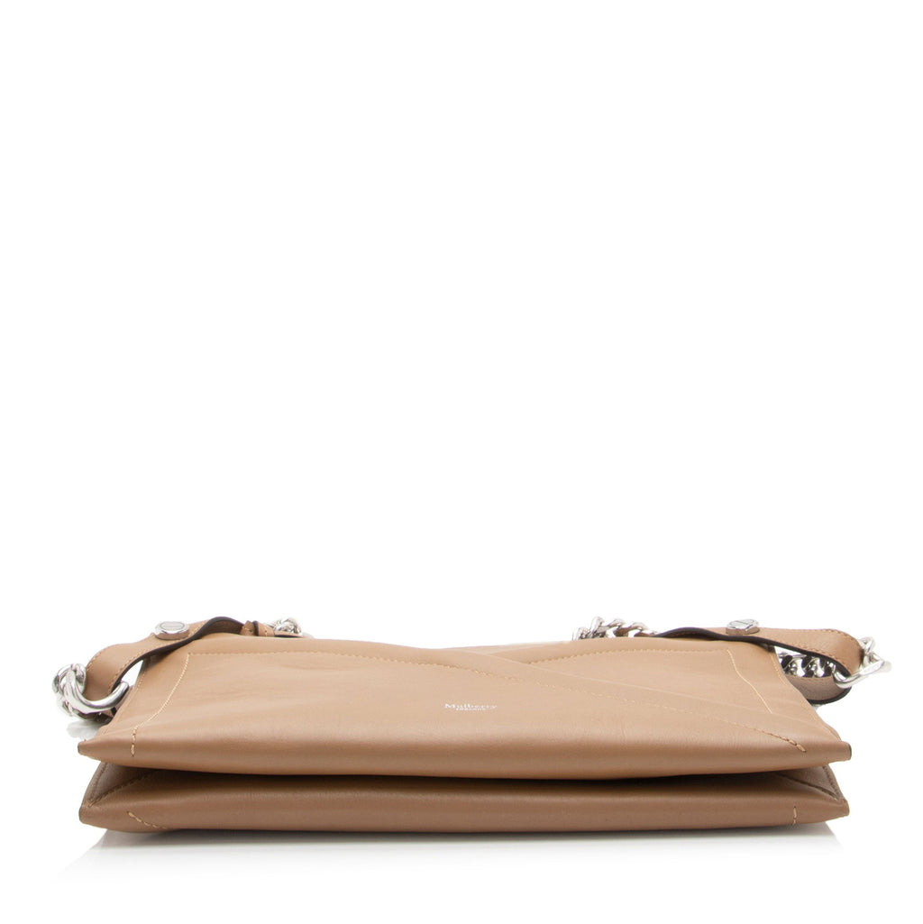 Mulberry Calfskin M Zip Large Shoulder Bag