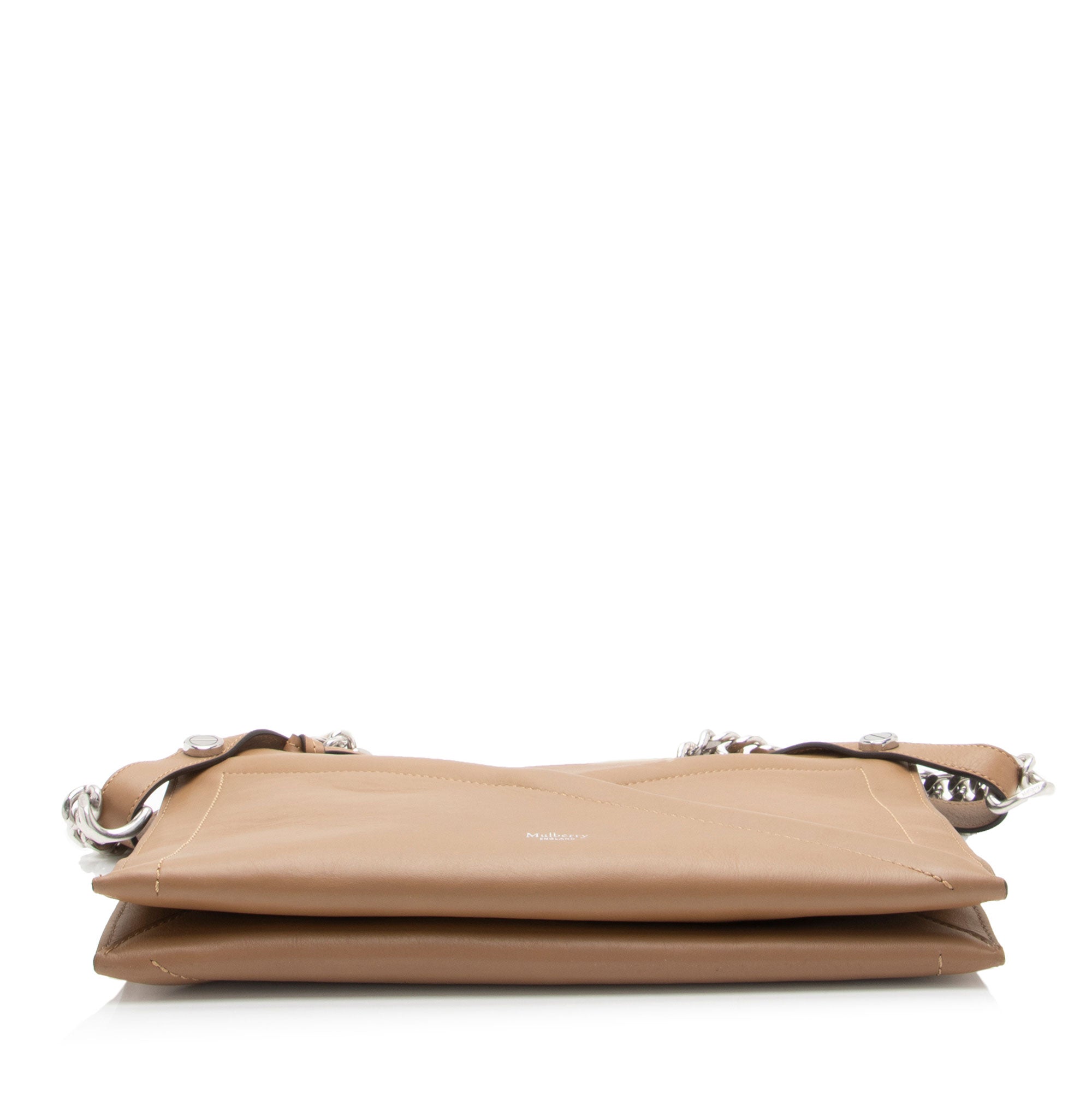 Mulberry Calfskin M Zip Large Shoulder Bag