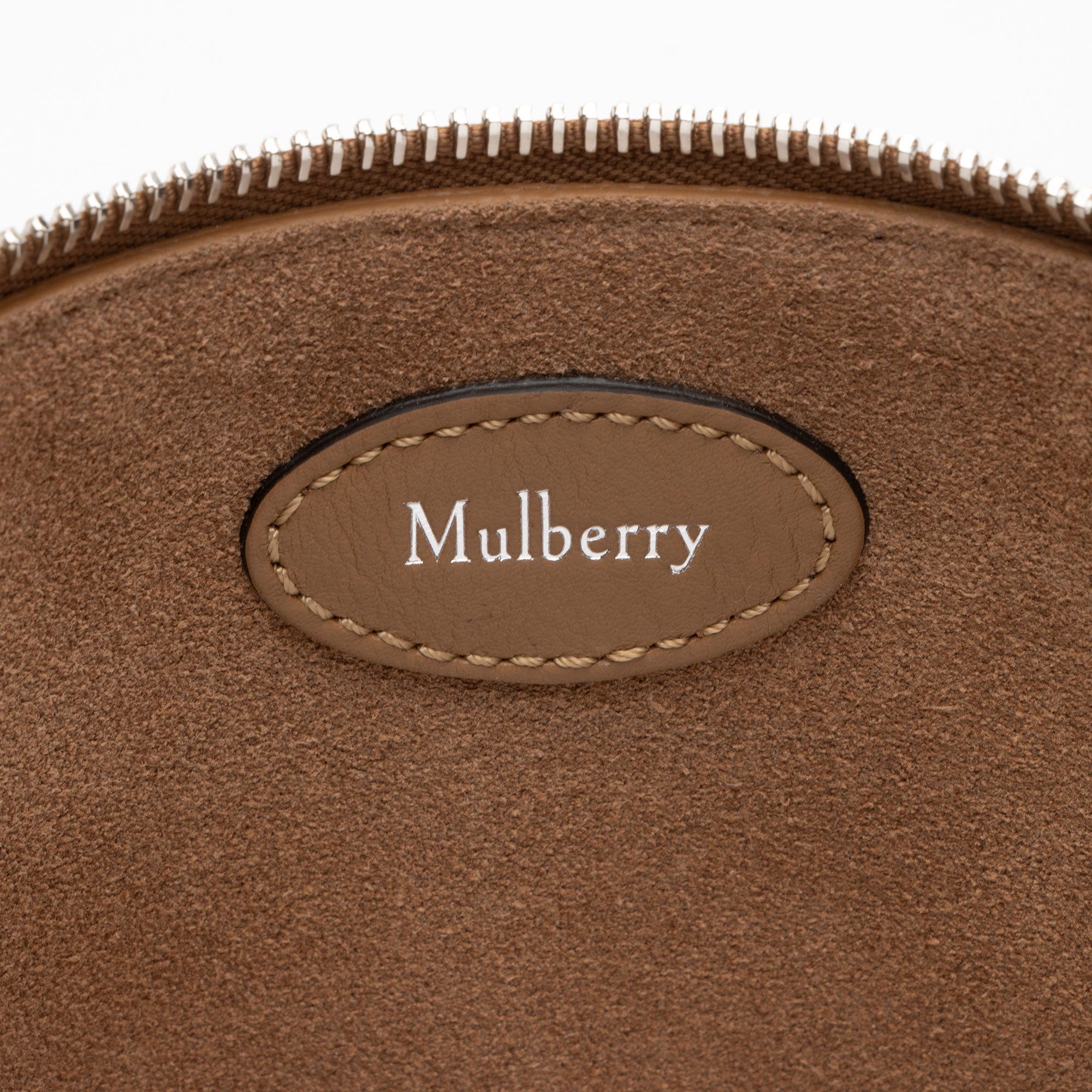 Mulberry Calfskin M Zip Large Shoulder Bag