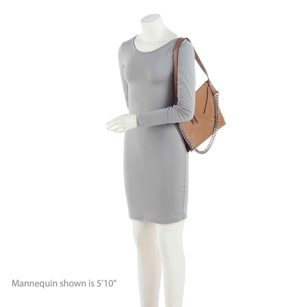 Mulberry Calfskin M Zip Large Shoulder Bag
