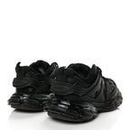 Balenciaga Mesh Nylon Track Sneakers 39 Black