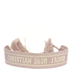 Christian Dior Woven Cotton J'Adior Friendship Bracelet Se Pink