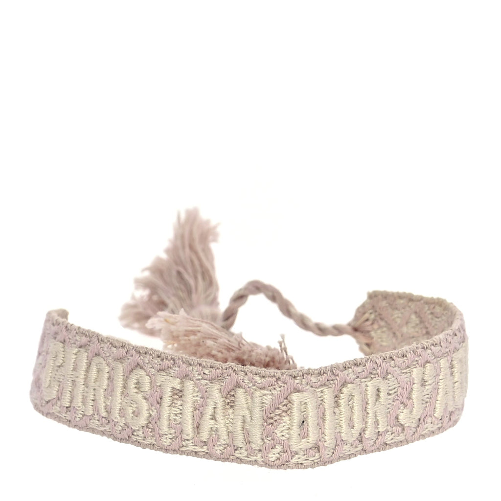 Christian Dior Woven Cotton J'Adior Friendship Bracelet Se Pink
