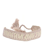 Christian Dior Woven Cotton J'Adior Friendship Bracelet Se Pink