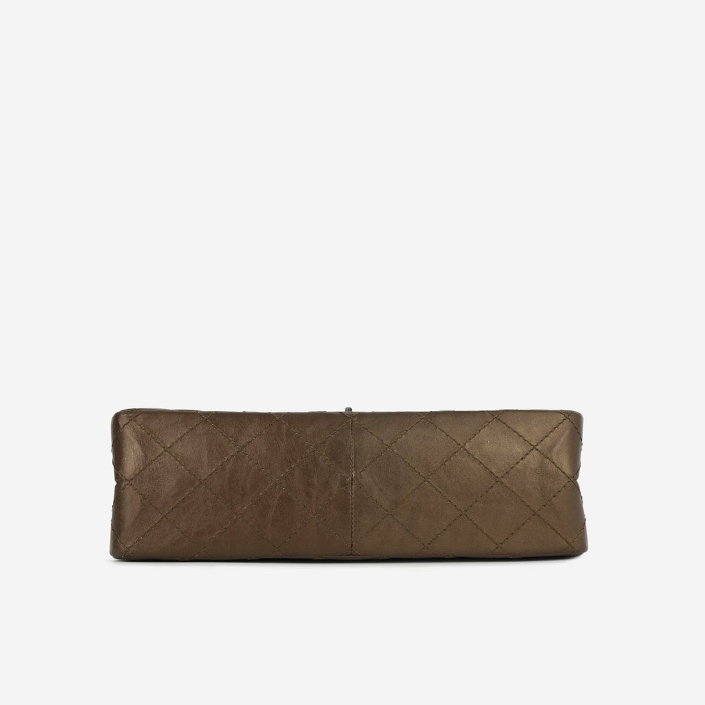 Chanel 2.55 Re-Issue 226 - Bronze Crumpled Calfskin | Ruthenium Hardware