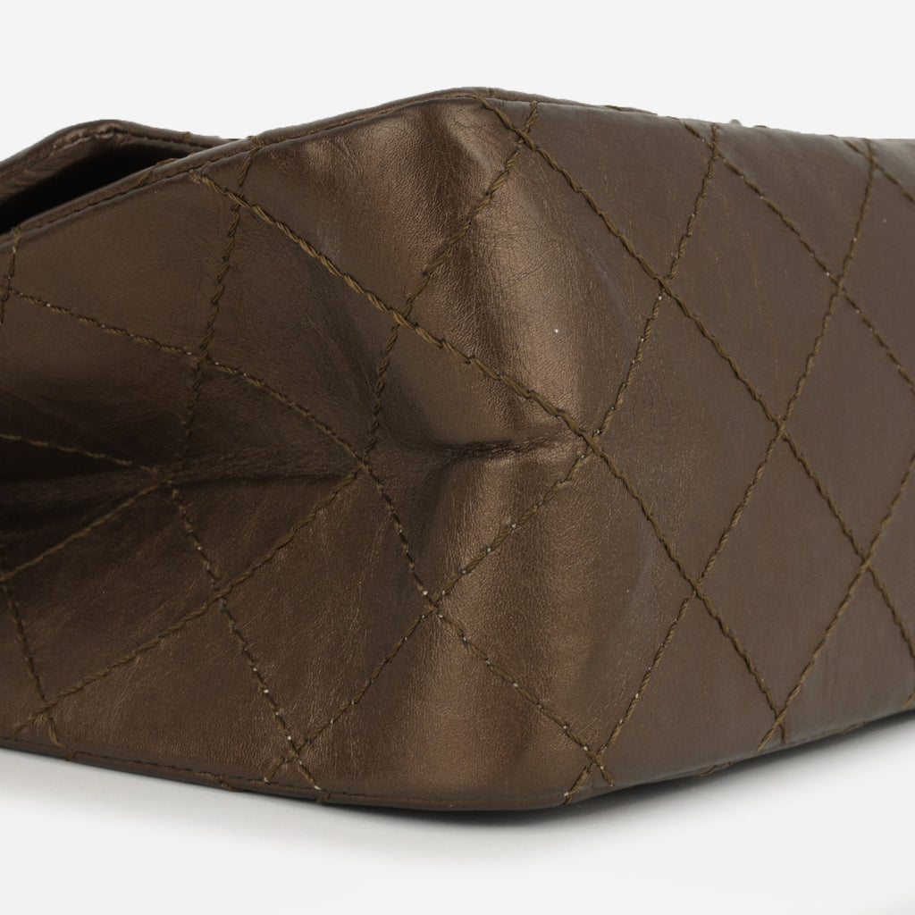 Chanel 2.55 Re-Issue 226 - Bronze Crumpled Calfskin | Ruthenium Hardware