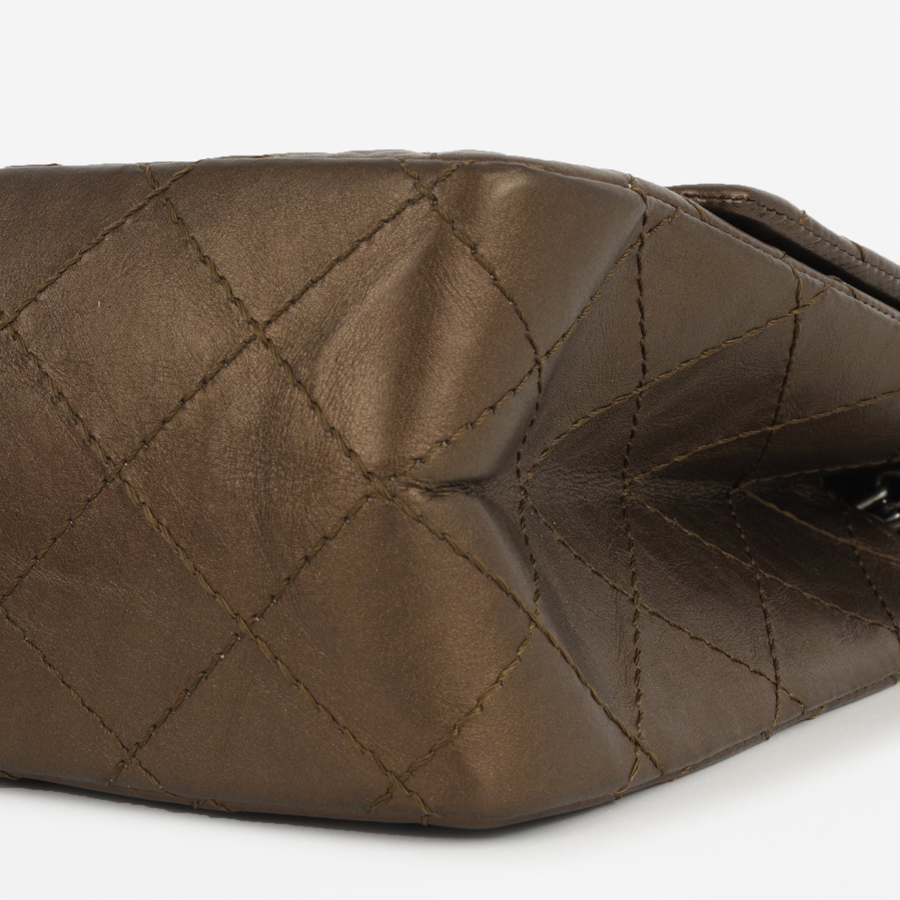Chanel 2.55 Re-Issue 226 - Bronze Crumpled Calfskin | Ruthenium Hardware