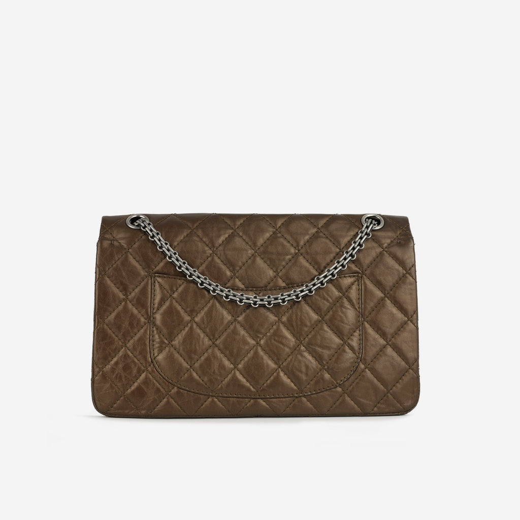 Chanel 2.55 Re-Issue 226 - Bronze Crumpled Calfskin | Ruthenium Hardware