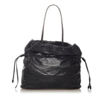 Prada Bow Lambskin Leather Tote Bag (SHG-27448)