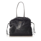 Prada Bow Lambskin Leather Tote Bag (SHG-27448)