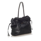 Prada Bow Lambskin Leather Tote Bag (SHG-27448)