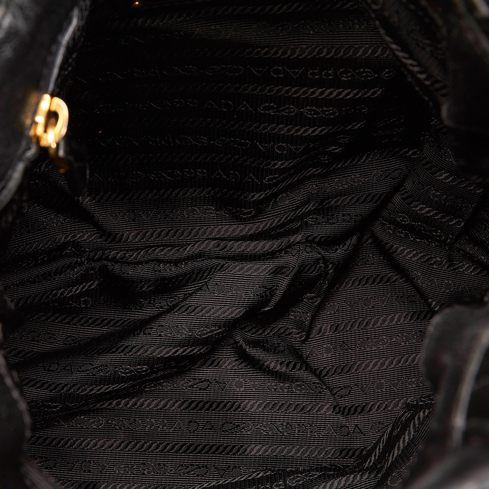Prada Bow Leather Shoulder Bag (SHG-27742)