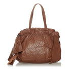 Prada Bow Nappa Leather Satchel (SHG-28507)