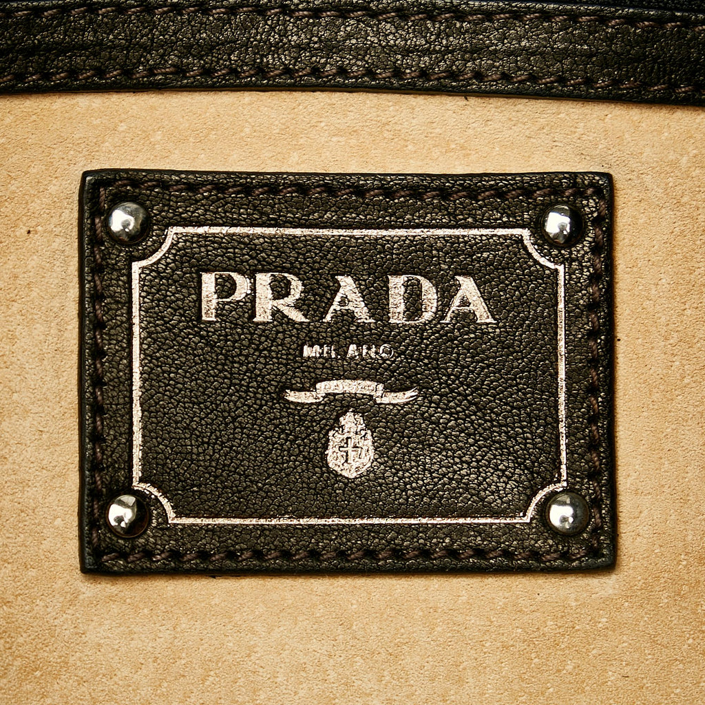 Prada Camouflage Tessuto Gaufre Tote Bag (SHG-26218)