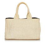 Prada Canapa Floral Handbag (SHG-26525)