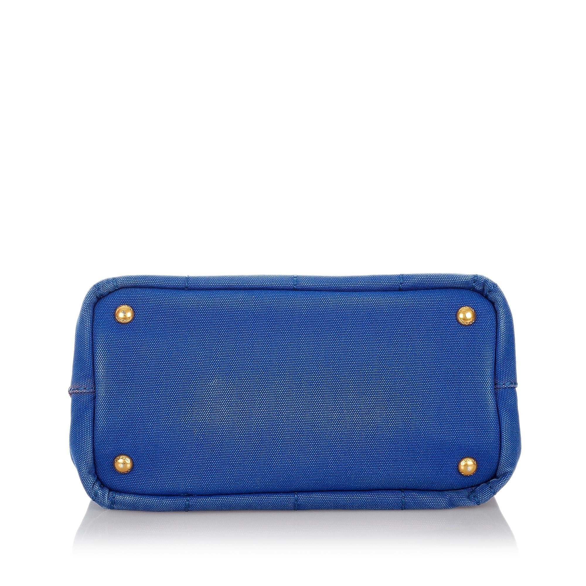 Prada Canapa Logo Canvas Handbag (SHG-27070)