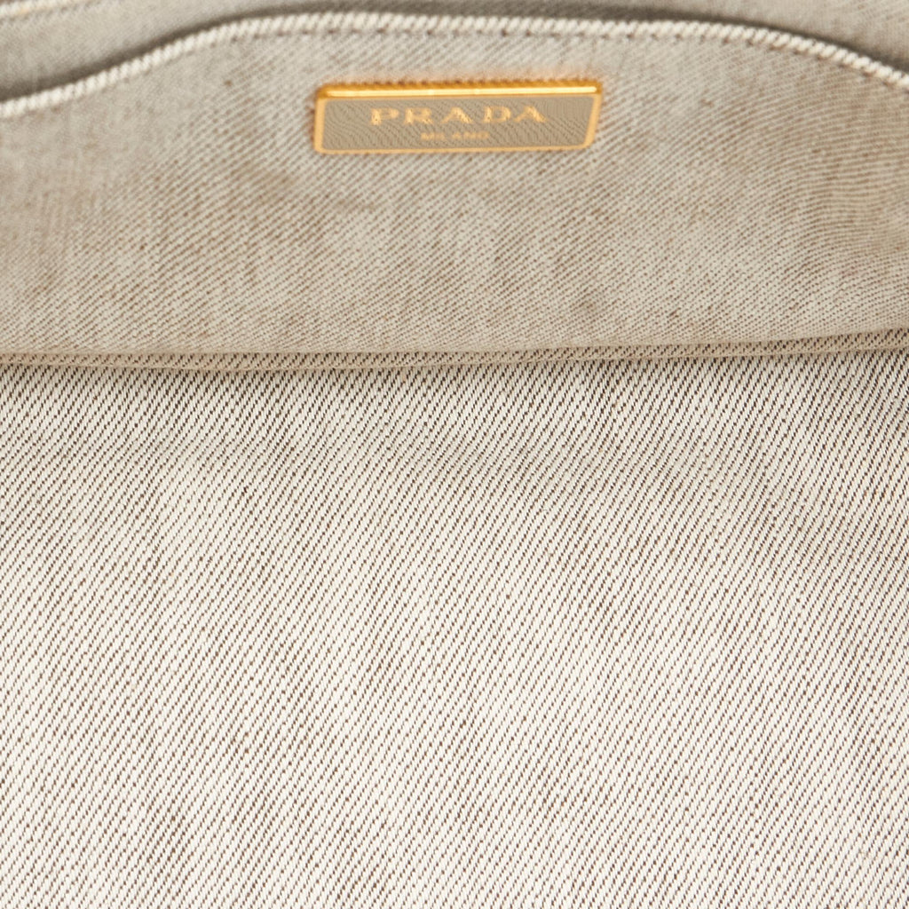 Prada Canapa Logo Canvas Handbag (SHG-27160)
