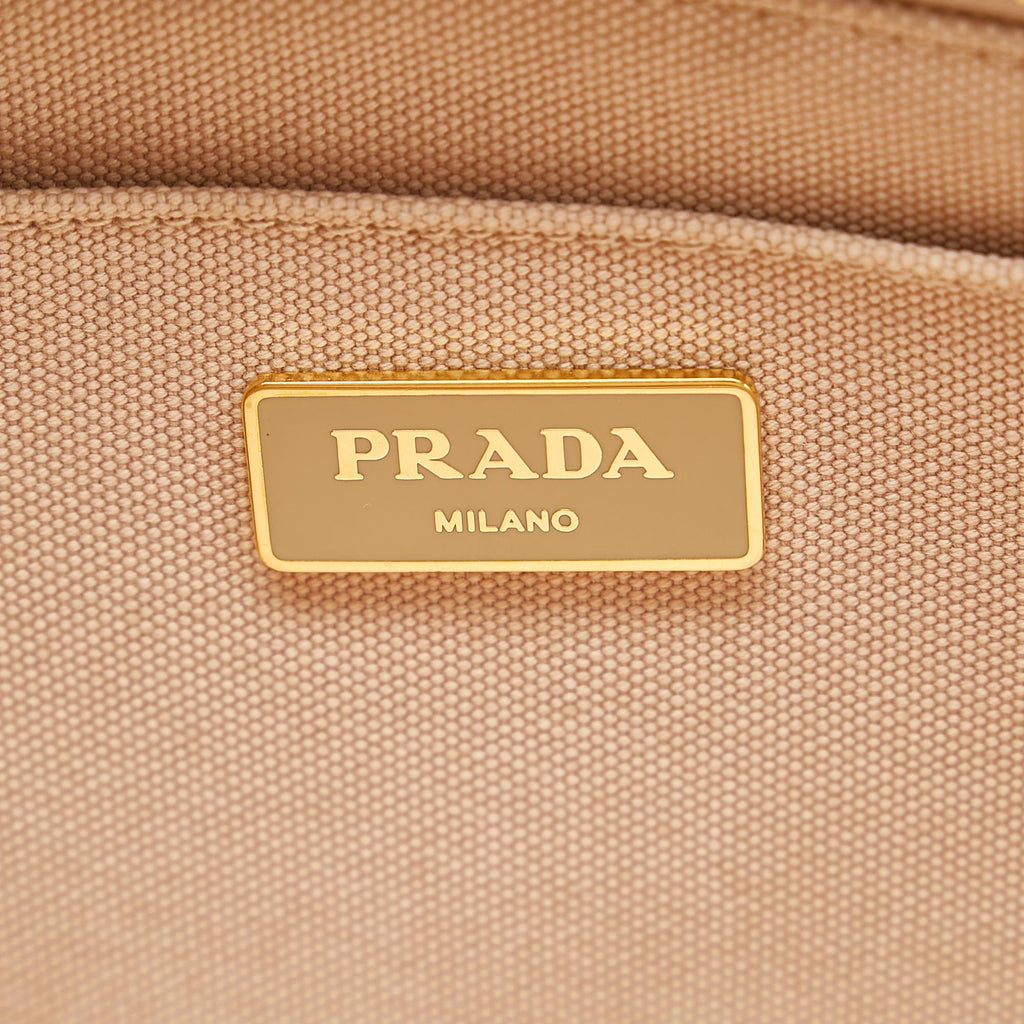 Prada Canapa Logo Canvas Handbag (SHG-28328)
