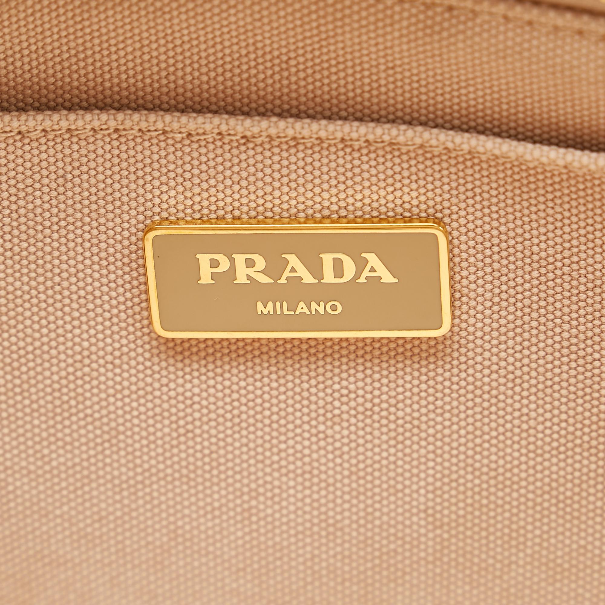Prada Canapa Logo Canvas Handbag (SHG-28328)