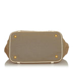 Prada Canapa Logo Canvas Satchel (SHG-25823)