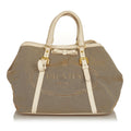Prada Canapa Logo Canvas Satchel (SHG-25823)