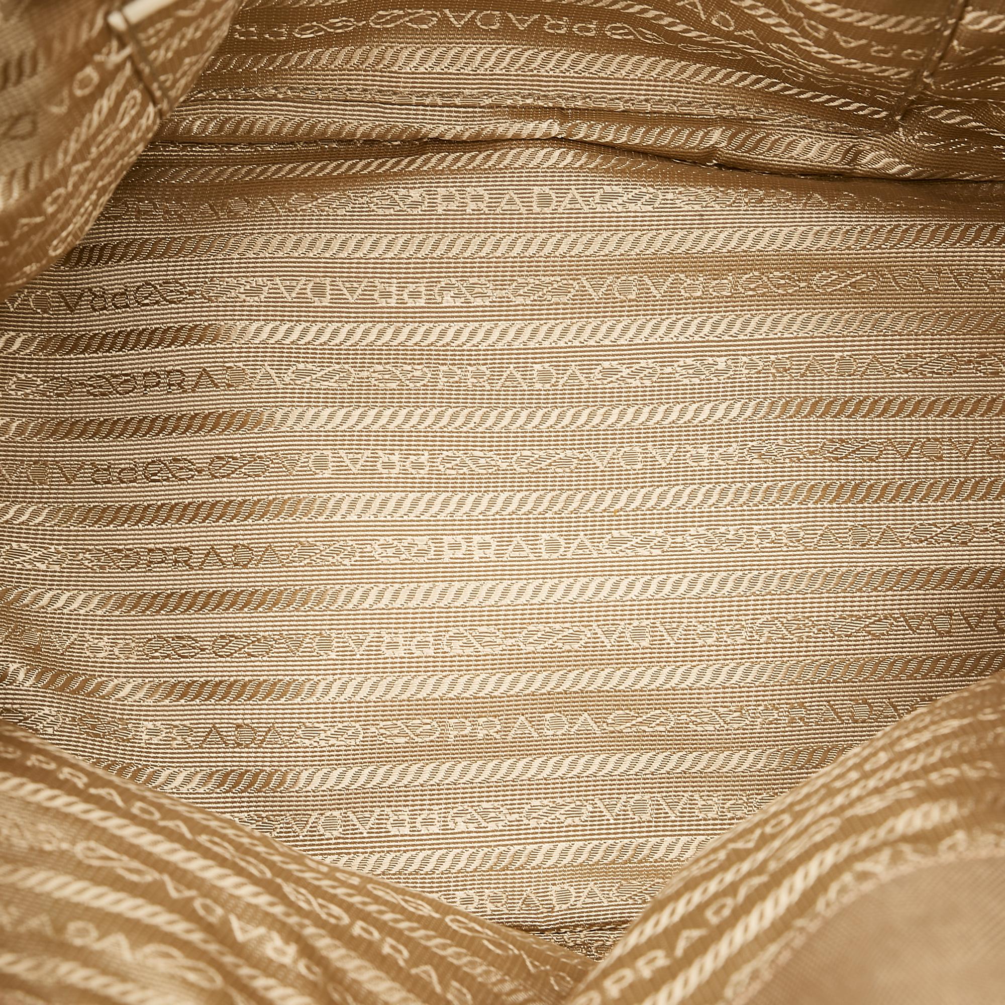 Prada Canapa Logo Canvas Satchel (SHG-25823)