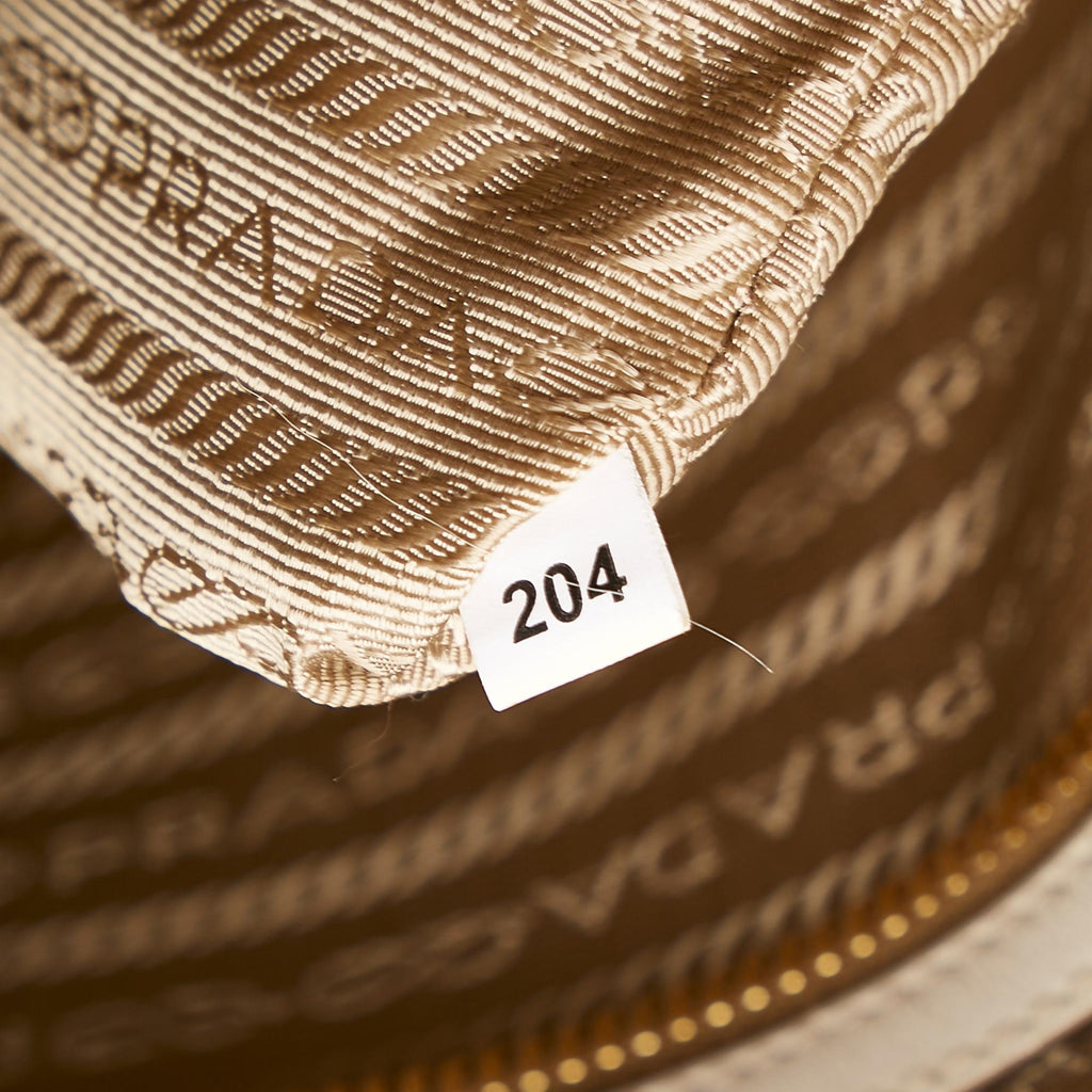 Prada Canapa Logo Canvas Satchel (SHG-27085)