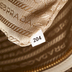 Prada Canapa Logo Canvas Satchel (SHG-27085)