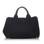 Prada Canapa Logo Canvas Satchel (SHG-27091)