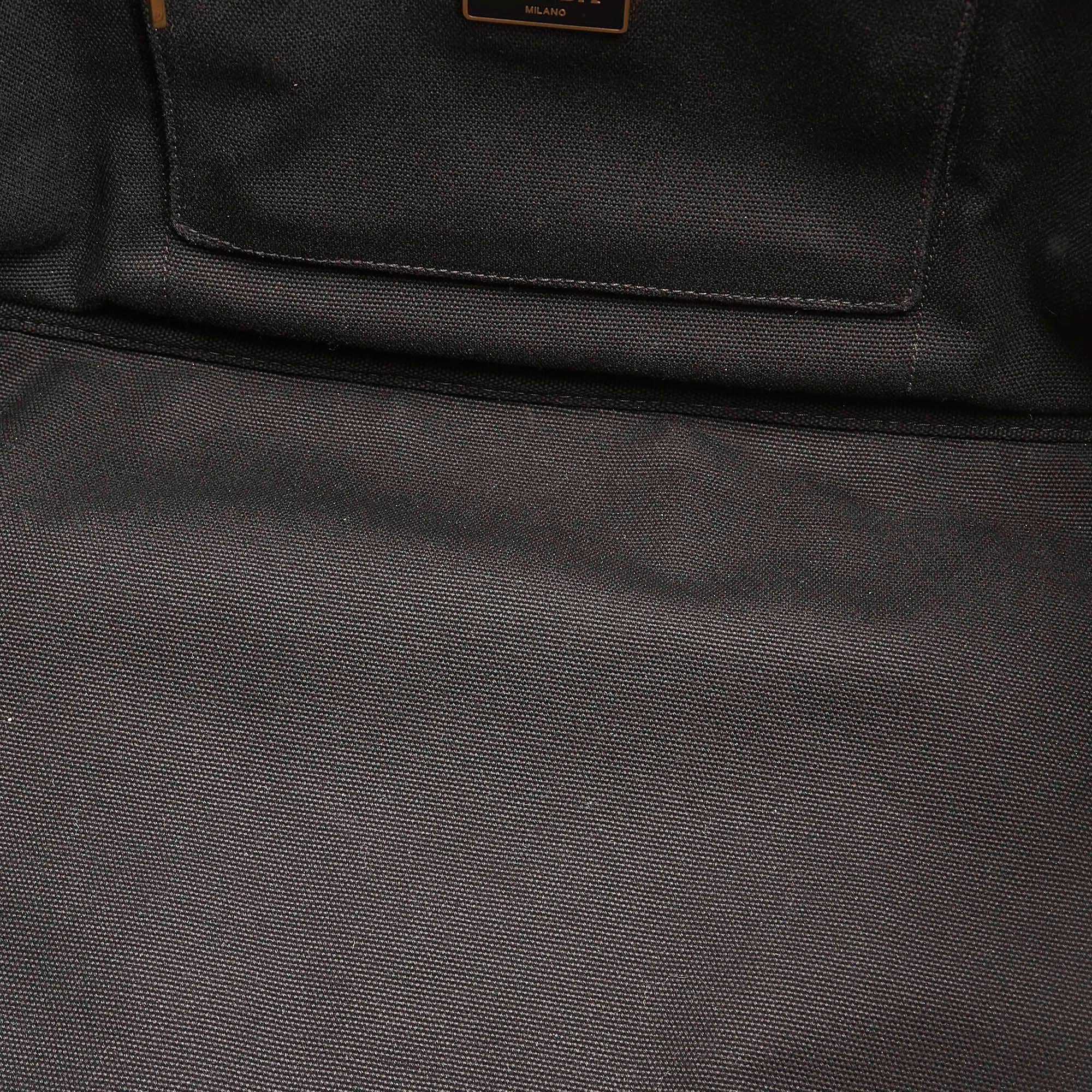 Prada Canapa Logo Canvas Satchel (SHG-27091)