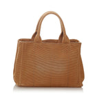 Prada Canapa Logo Canvas Satchel (SHG-27731)
