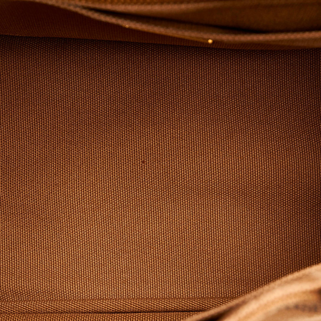 Prada Canapa Logo Canvas Satchel (SHG-27731)