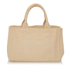 Prada Canapa Logo Canvas Satchel (SHG-27860)