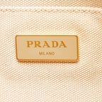 Prada Canapa Logo Canvas Satchel (SHG-27860)