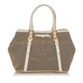 Prada Canapa Logo Canvas Satchel (SHG-27876)