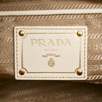 Prada Canapa Logo Canvas Satchel (SHG-27876)