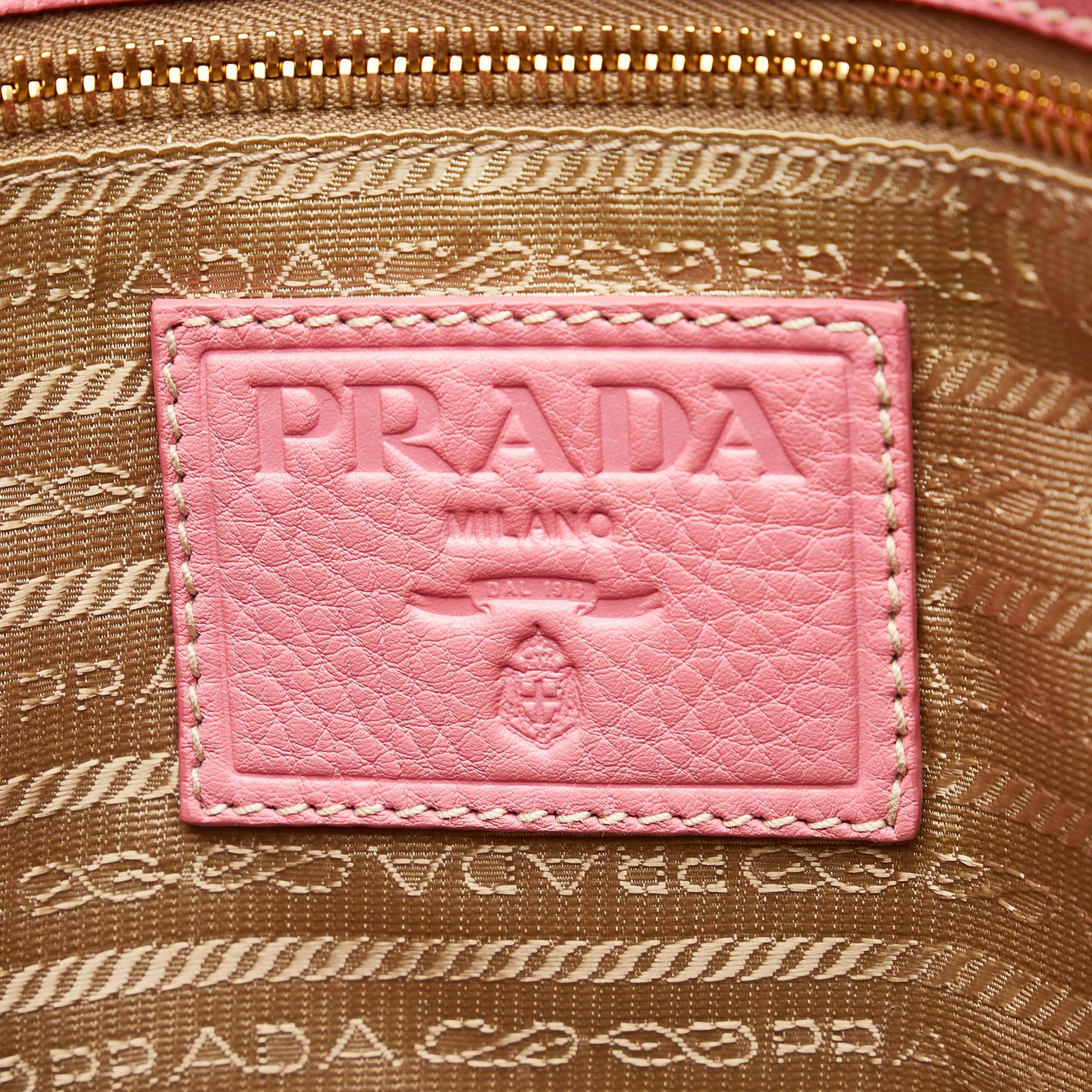 Prada Canapa Logo Canvas Satchel (SHG-28374)