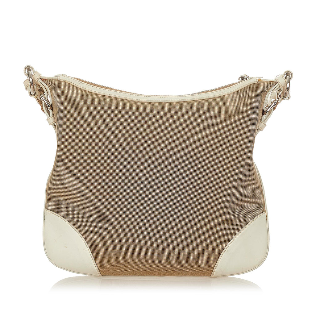 Prada Canapa Logo Canvas Shoulder Bag (SHG-24821)